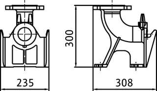 Wilo Mechanisches Zubehör Einhängevorrichtung DN 65 – Bild 3