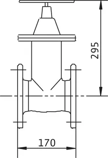Wilo Mechanisches Zubehör Absperrschieber DN 65, EN-GJL-250 – Bild 2