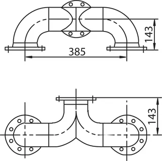 Wilo Mechanisches Zubehör Vereinigungsstück DN 65 – Bild 2