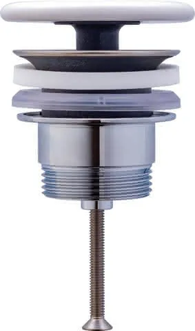 Duravit Schaftventil m.keramischer Ventilabdeckhaube, Weiß