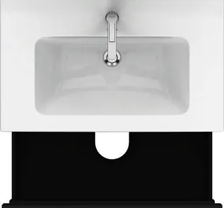 Duravit WTU wandhängend L-Cube 481x820x550mm 2 SchKa, f.233683, graphit matt – Bild 2