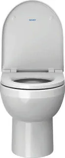 WC-Sitz Duravit No.1 m.Absenkautom. Scharniere edelstahl, weiß – Bild 3