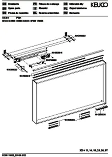 Keuco LS Plan 07898,m.Spiegelheiz, DALI, silber-gebeizt-eloxiert, 1200x700x105 mm – Bild 3