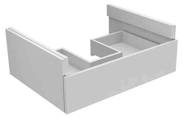 Keuco Unterbauschrank Edition 400 31440, m.Ausschn.,trüffel/trüffel