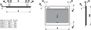 Laufen SPG LEELO LED-Bel.+Ambiente+3Touchs. 800x700 Ein/Aus/Dimmer/Farbtemp.wechsel – Bild 2