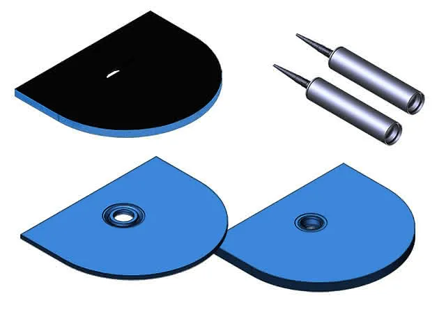 Kermi Board Line HUB 087106 L 870 x B 1060 x H 140 mm