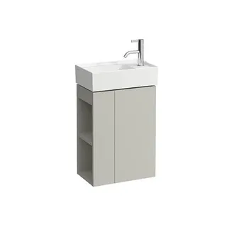 LF WTU K-LAUFEN 270x440x600 1Tür re Regal li P/P f.WT H815334 kieselgrau