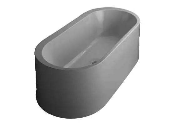 VitrA Badewanne Istanbul oval 1900 x 900 mm freistehend Acryl Weiß Hochglanz