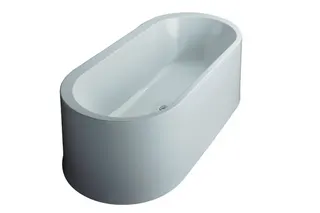 VitrA Badewanne Istanbul oval 1900 x 900 mm freistehend Acryl Weiß Hochglanz – Bild 2