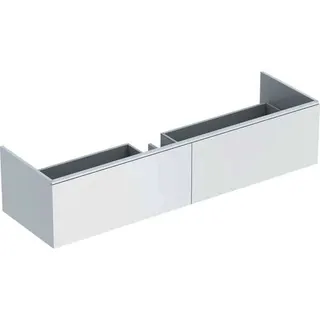 Geberit Xeno2 Unterschrank f. Waschtisch aus VARICOR mit zwei Hl., 139,5x35x47,3cm, weiß – Bild 2