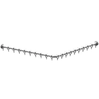 NB Nylon Care 400 Duschvorhangstange 0781030 Weiß