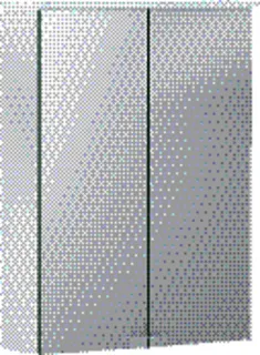 Geberit Option Basic Spiegelschrank m. Beleuchtung 2 Türen 50x67,7x18cm weiß