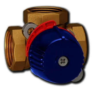 comfort-3-Wege-Mischer DN 25 (1") Innengewinde Kvs-Wert 6,3cbm/h