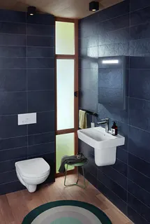 Villeroy & Boch Handwaschbecken O.novo 500x370mm Eckig 1HL. mit Überlauf Weiß Alpin – Bild 3