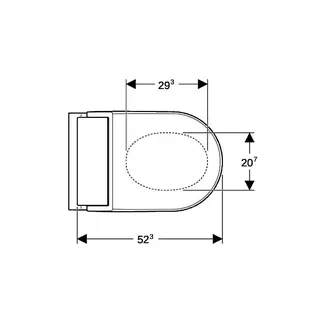 Geberit AquaClean Tuma Comfort WC-Komplettanlage Stand-WC, edst.l gebü. – Bild 5