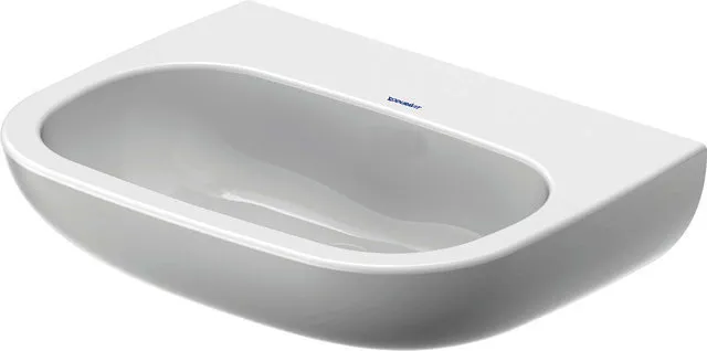 Duravit Waschtisch D-Code Med 600 mm ohne ÜL, mit HLB, ohne HL, weiß