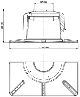 MHG Kaminkopfabdeckung DN 100 Kunststoff