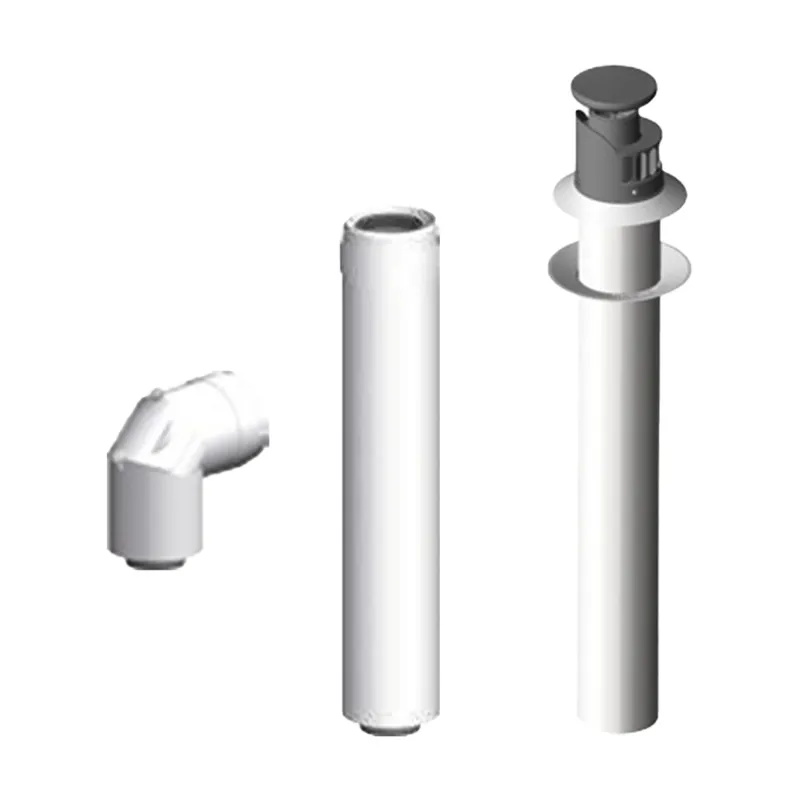 MHG Abgas-Set Wanddurchf. DN 60/100 ecoGAS, Kontroll-Bogen DN60/100