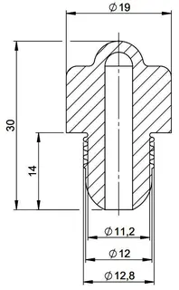 MHG Vario Stopfen d=12 mm, kurz