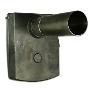 MHG Gehäuse m.Brennerrohr 180 mm RE 1.4-5LN, MAN-Ausführung