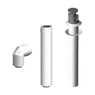 MHG Abgas-Set Wanddurchf. DN 80/125 ecoGAS