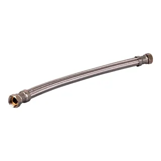 MHG Panzerschlauch Vorlauf 570 mm G 1", IG / IG, L=Dichtfl.-Abst
