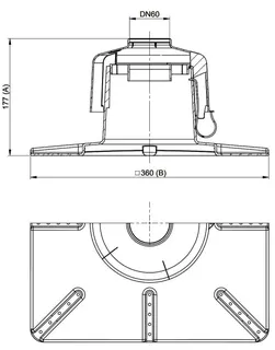 MHG Kaminkopfabdeckung DN 60