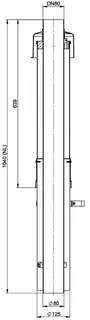 MHG Doppelrohr mit Regenhaube WhP DN 80/125, ziegelrot,f.Edelst.