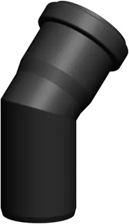MHG Bogen 45, starr, DN 80 für Abgasleitung Atec