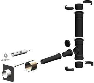 MHG Anschluss-Set DN 60/100 - DN 100 Mehrfachbelegung