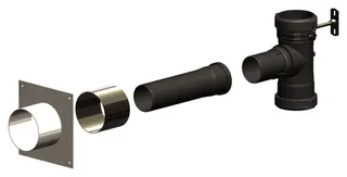 MHG Anschluss-Set DN 60/100 - DN 110 Mehrfachbelegung