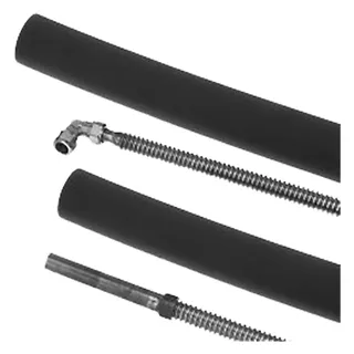 MHG Kollektoranschl.-Set, 2x Wellrohr isol., Klemmring 12mm x 15mm glatt