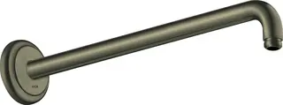HG Brausearm DN15 389mm Ausladung Axor 90 Grad brushed nickel ohne Kugelgelenk