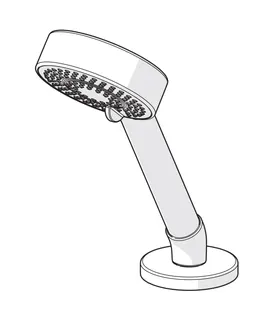 Handbrausegarnitur HANSABASICJET 0409 3-strahlig chr – Bild 2
