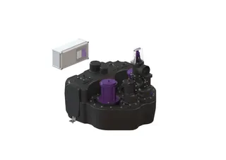 KESSEL-Hebeanlage Aqualift F Duo Standard, SPF 1500-S3, Schieber