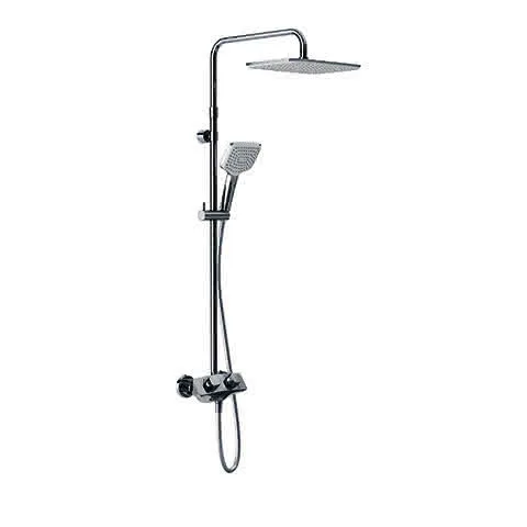 KLUDI COCKPIT Explorer Thermostat Dual Shower System chrom