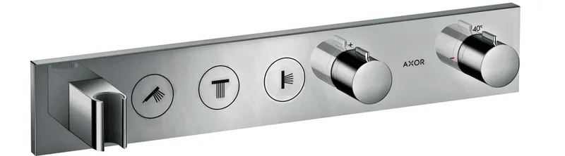 Hansgrohe Thermostatmodul Unterputz Select Axor Fertigset 3 Verbraucher chrom