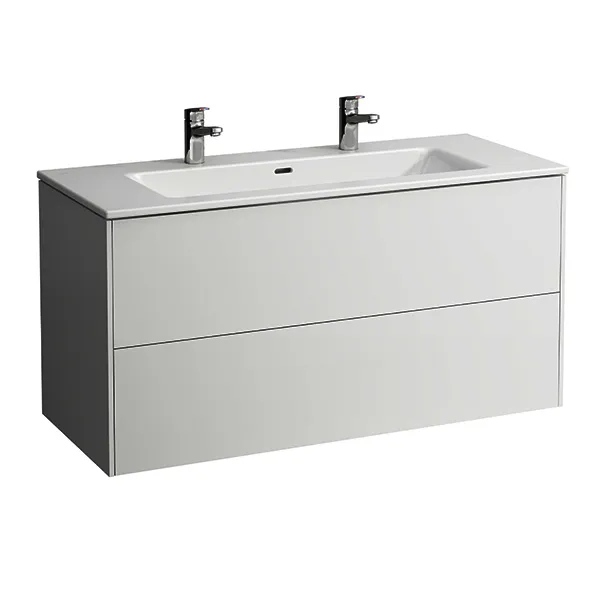 Laufen WT+WTU PRO S SET BASE500x1200x610 2Hl mit Überlauf 2Schubl. Push/Pull we/multicolor
