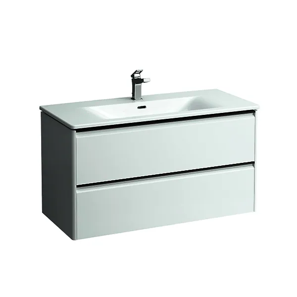 Laufen WT+WTU PALACE SET 450x1000x545 1 Hahnloch m.Ül 2Schubl m.Griff schw we/multicolor