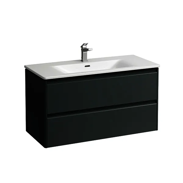 Laufen WT+WTU PALACE SET 450x1000x545 1 Hahnloch m.Ül 2Schubl m.Griff schw we/verkehrsgra