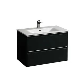 LF WT+WTU PALACE SET 450x800x545 1 Hl. 2Schubl. m.Griff alu. weiß/verkehrsgrau