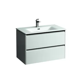 LF WT+WTU PALACE SET 450x800x545 1 Hl. 2Schubl. m.Griff schwarz we/multicolor