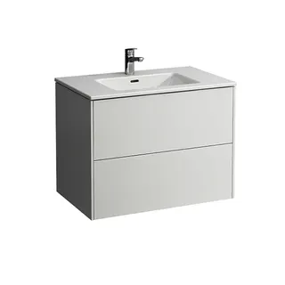 LF WT+WTU PRO S SET BASE 500x800x610 1Hl m.Ül. 2Schubl. Push/Pull weiß/we matt