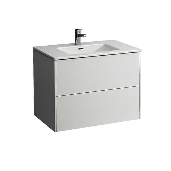 Laufen WT+WTU PRO S SET BASE 500x800x610 1Hl mit Überlauf 2Schubl. Push/Pull we/we glzd