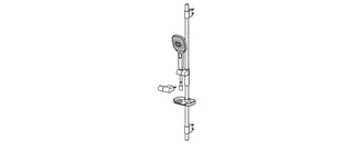 Wandst.garnitur HANSAACTIVEJET Style 8437 3-strahlig chr – Bild 3