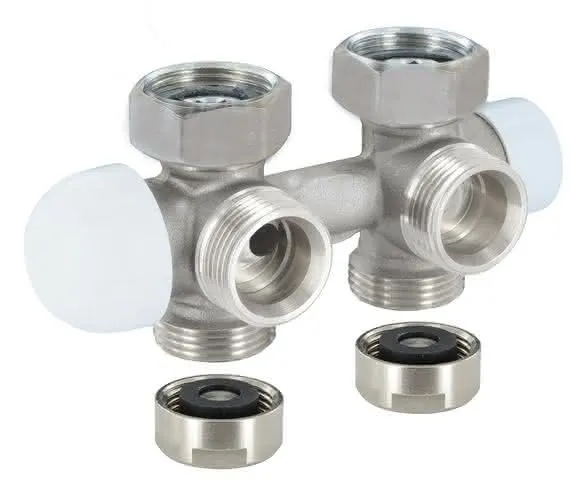 BEMM Ventilblock Variant DN15x50 mm Eck- u. Durchg., Ein- u. Zweirohr, vern.