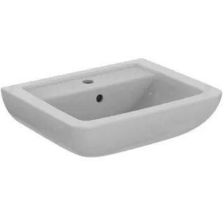 Ideal Standard Waschtisch Eurovit,1 Hahnloch, mit Überlauf, 550x440x185mm, Weiß