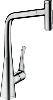 HG Spültischmischer 320 Metris Select M71 Ausziehbrause 2jet chrom