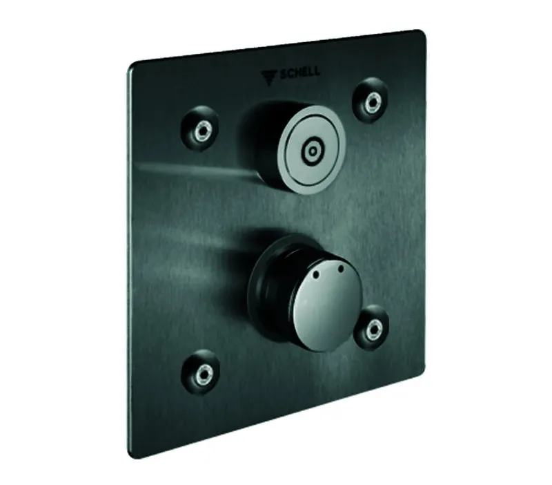 SCHELL UP-Dusche LINUS BASIC D-C-M CVD, Mischwasser, edelstahl