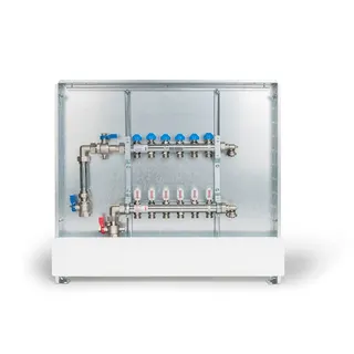 RAUTHERM Unit UP 75 HKV-D V2A 10 Kreise WMZ vertikal links